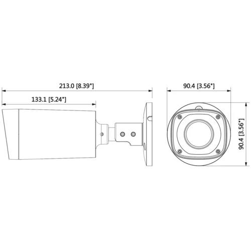 IP камера Dahua DH-IPC-HFW2421RP-VFS-IRE6 уличная 4 Мп, WDR 120dB, мотор.объектив 2.7-12мм, ИК до 60 метров, IP67, PoE (после теста)